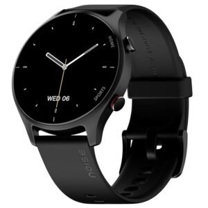 Noise Twist Round dial Smart Watch with Bluetooth Calling, 1.38″ TFT Display, up-to 7 Days Battery, 100+ Watch Faces, IP68, Heart Rate Monitor, Sleep Tracking (Jet Black)