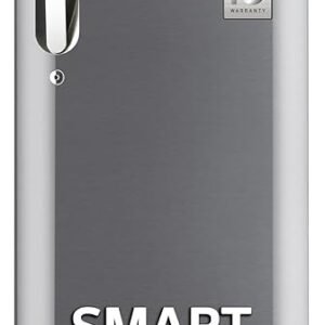 LG 185 L, 5 Star, Smart Inverter Compressor, Direct-Cool Single Door Refrigerator (GL-D201APZU.BPZZEBN, Shiny Steel, Base stand with drawer & Fast Ice Making)