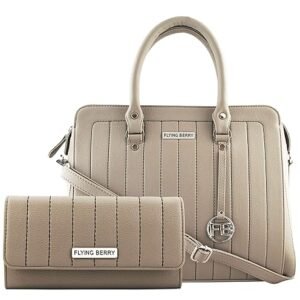 FLYING BERRY Womens Satchels bags Combo Set of 2, 1 handbag, 1 clutch wallet