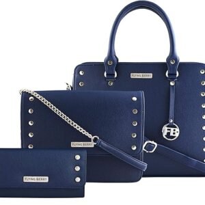 FLYING BERRY Women Handbags Combo | Vegan Leather | Attractive Satchel Bags Purse | Sling Bags For Women With Long Strap And Clutch Wallet, Set of 3pcs
