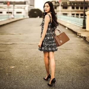 EXOTIC Studded hand bag for women