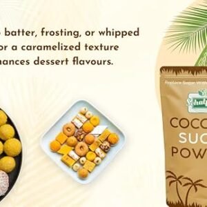 Sehatpal Natural Coconut Sugar 1Kg I Pure & Healthy Sugar Substitute| Palm Sugar | Low Glycaemic Index | Pack of 10(100 gm each)