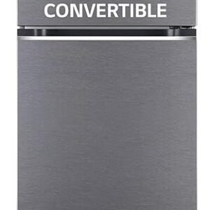 LG Smart Choice, 322 L, 3 Star, Frost-Free Smart Inverter Double Door Refrigerator (GL-S342SDSX, Dazzle Steel, Convertible with Express Freeze)