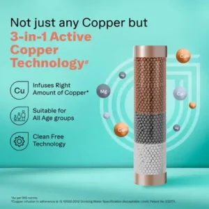 Eureka Forbes Aquaguard Enrich Neo Water Purifier with UV+UF 2X | 9 Stage Purification | 2 Year Filter Life | UV e-Boiling | 6 Litres Storage