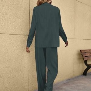 Leriya Fashion Stylish Co-ord Set for Women – Trendy Korean Summer Travel Outfit | Lightweight Two Piece Dress for Beach & Holiday Look | Casual Style | Textured | Full Sleeve