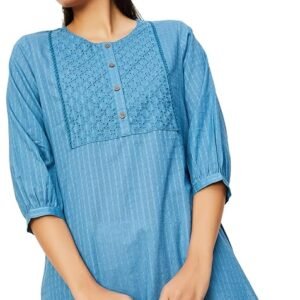 Max Women’s Cotton Blend Regular Fit Casual Kurta