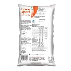 Fortune Xpert Pro Immunity Oil | Blend of Rice Bran Oil & Refined Sunflower Oil |Oil to Boost Immunity |Healthy Edible Oil 1L Pouch