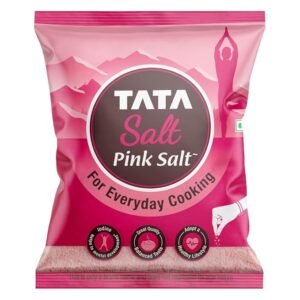 Tata Salt Pink Salt, 1kg, Rock Salt for Everyday Cooking, Sendha Salt