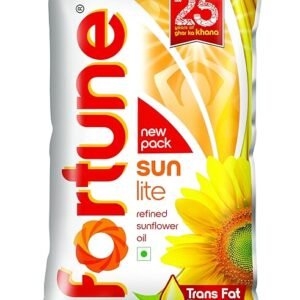 Fortune Sunlite Refined Sunflower Oil, 870gm/800gm Pouch (Weight May Vary)