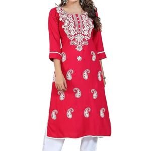 DARIKA Cotton Kurti for Women Hand Embroidery Kurti Colour in Plus Size & Small Size.
